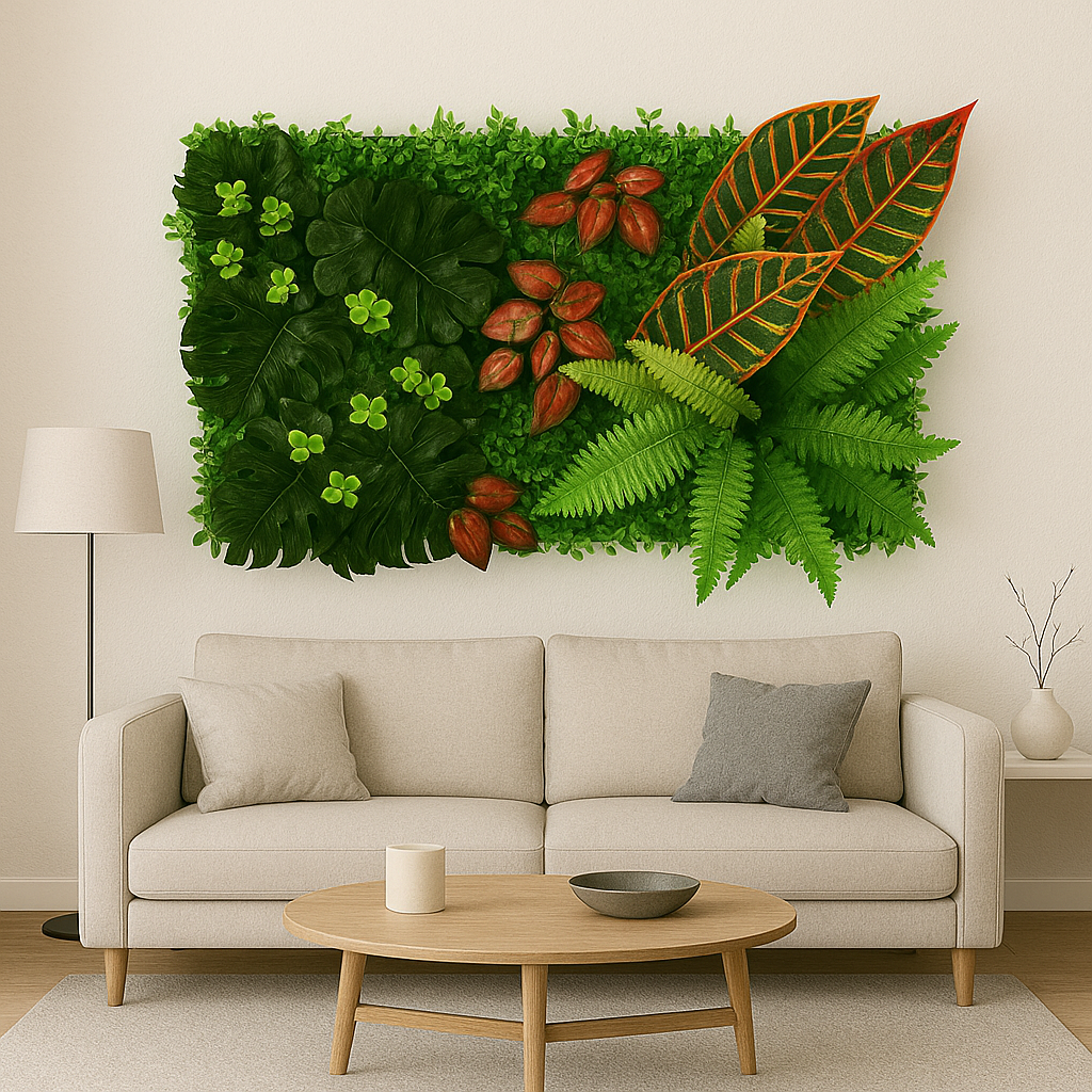 Tableau Végétal Vertical- Déco Exotique