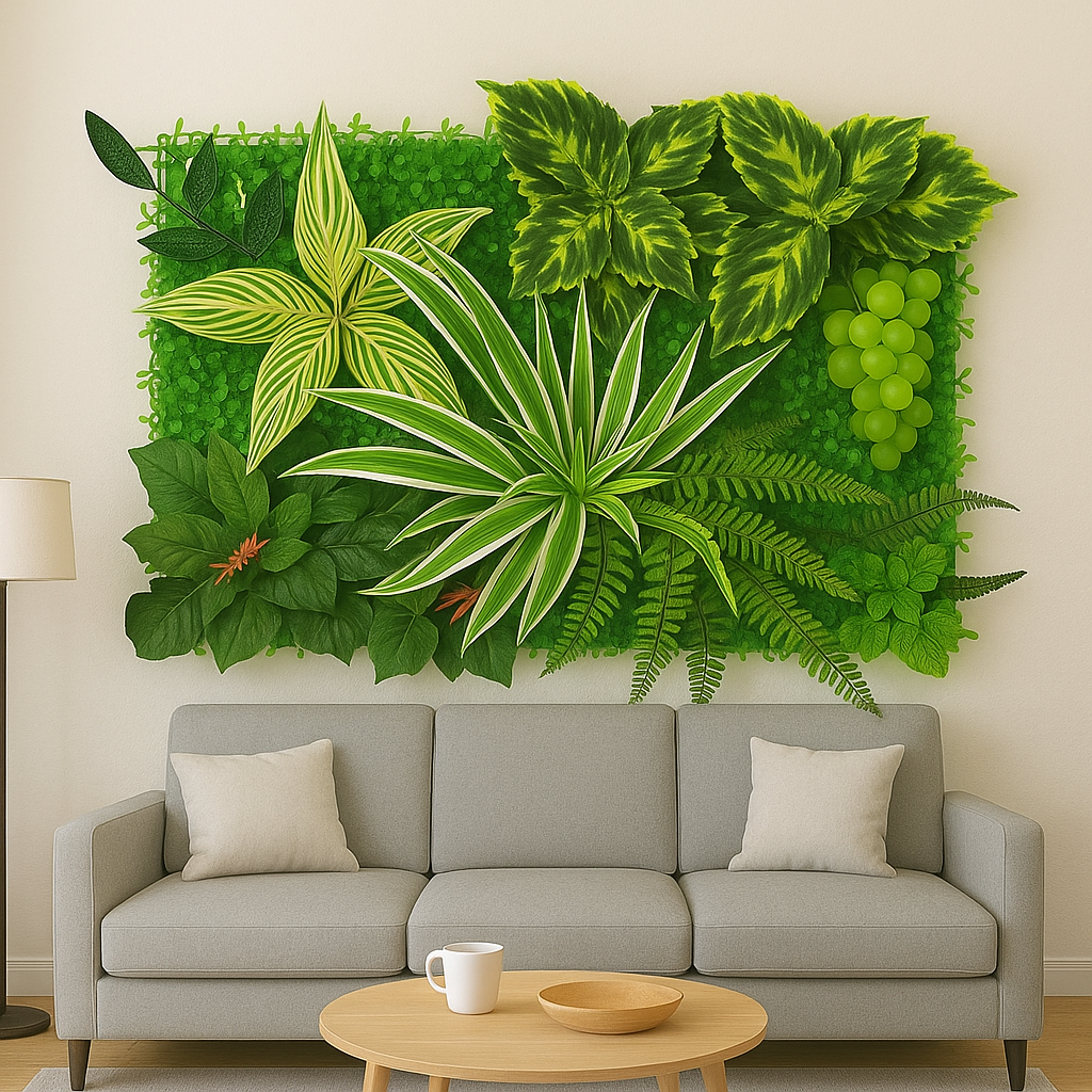 Tableau Végétal Artificiel Mural- Déco Exotique