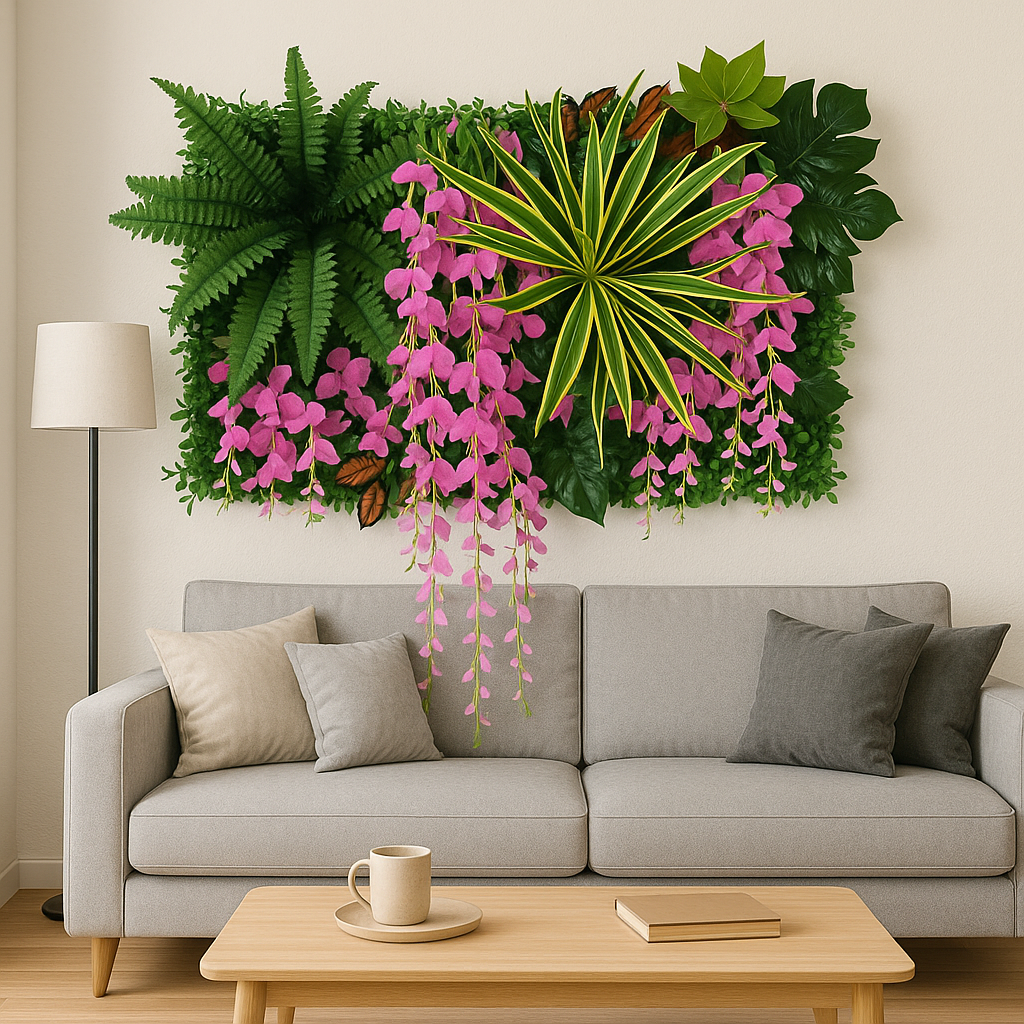 Tableau Végétal Tropical- Déco Exotique