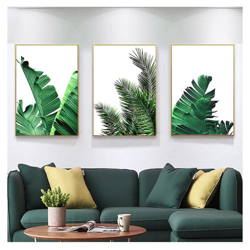 Affiche Feuille Verte Déco-exotique.fr