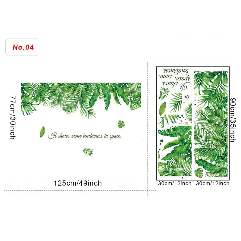 Stickers Trompe l'oeil Fenêtre sur jardin Déco-exotique.fr