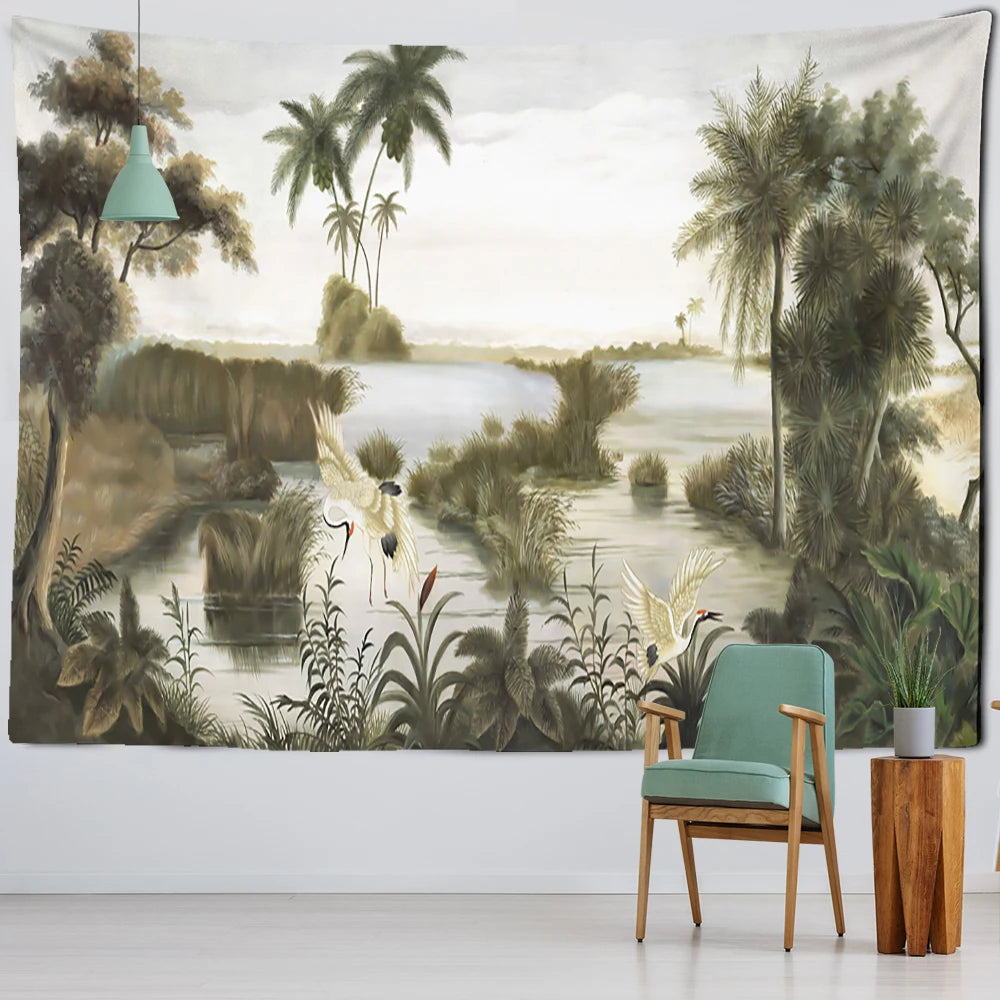 Tenture murale Paysage Exotique- Déco Exotique