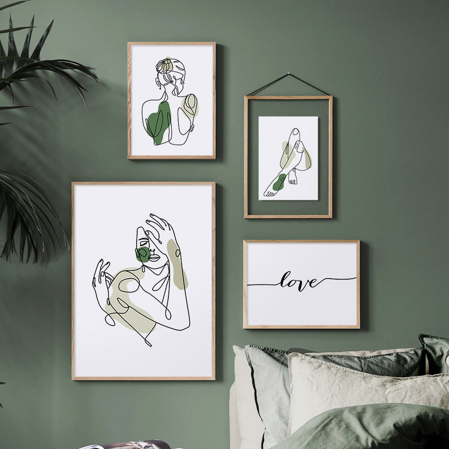 Affiche Minimaliste Femme Déco-exotique.fr