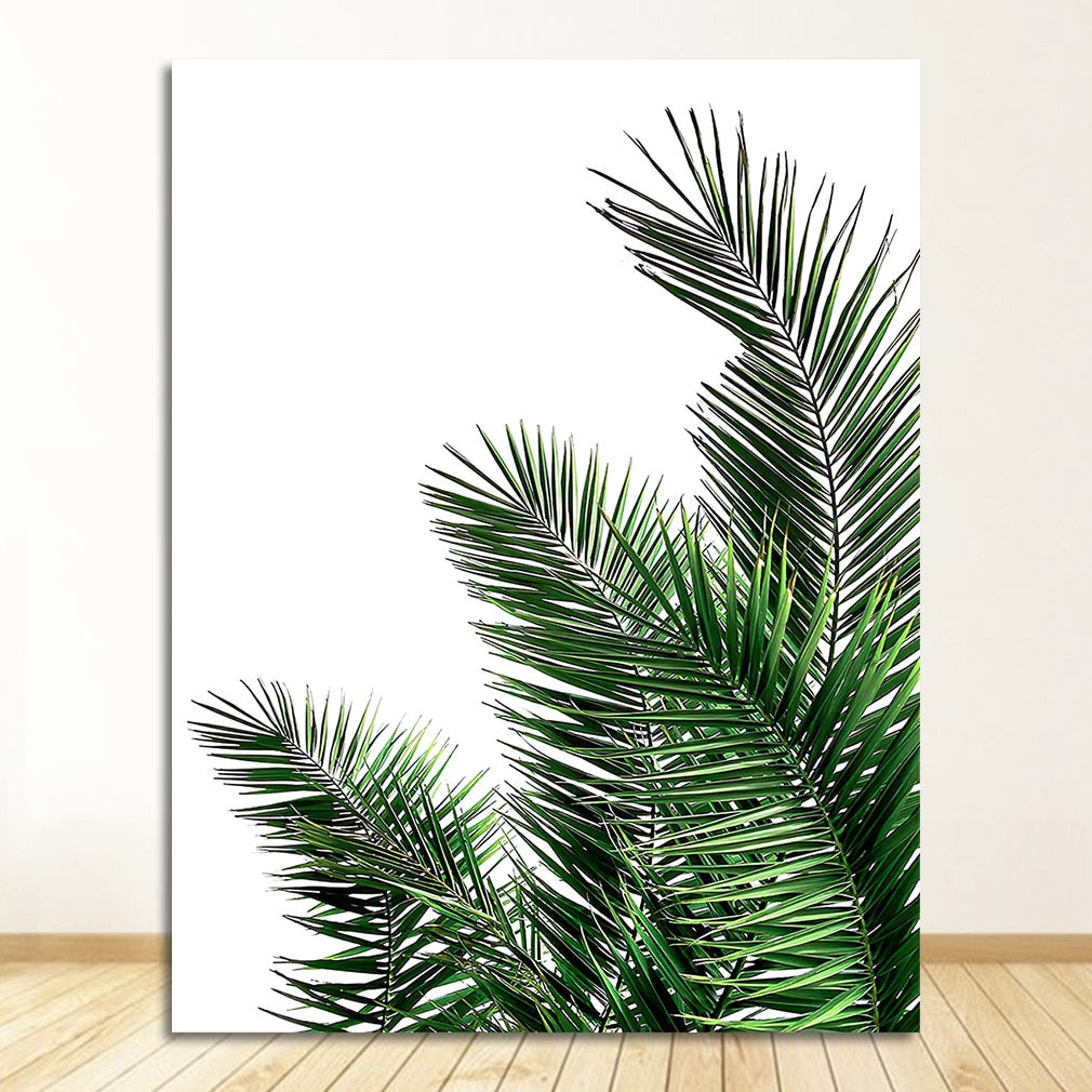 Affiche Feuille Verte Déco-exotique.fr