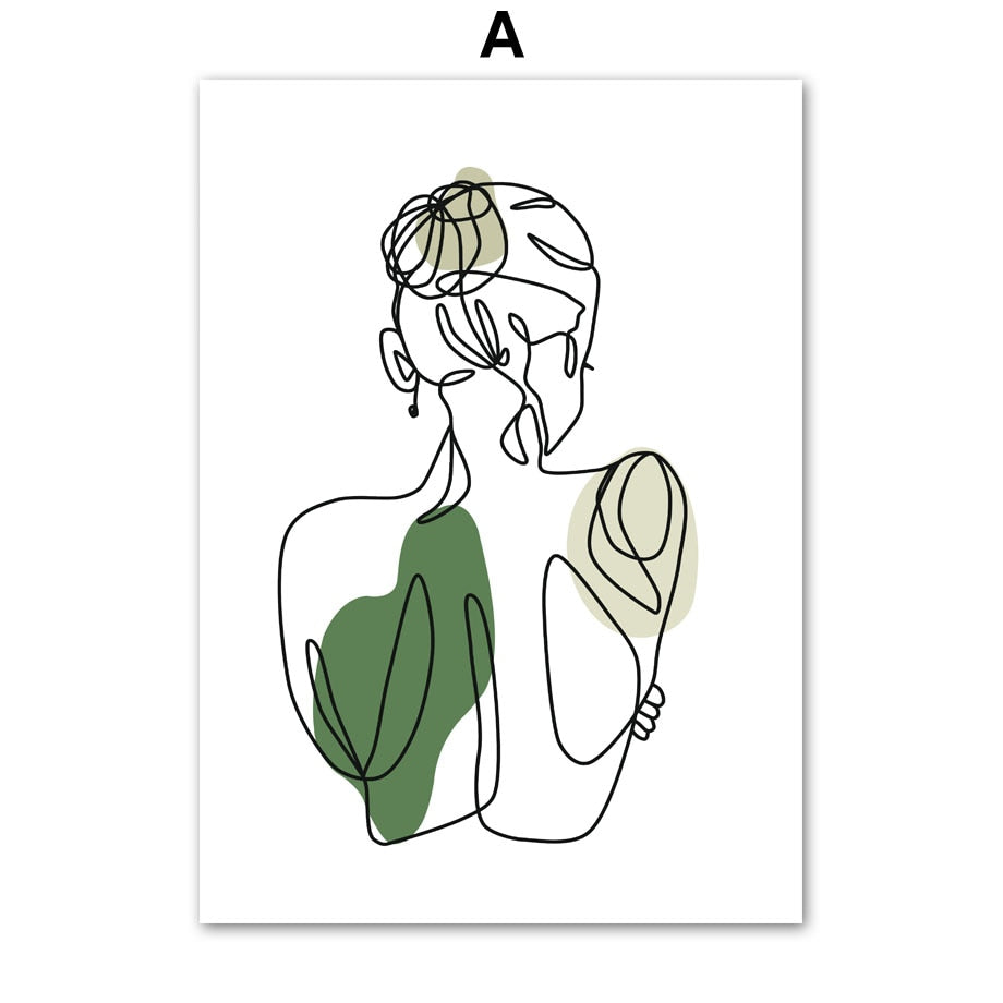 Affiche Minimaliste Femme Déco-exotique.fr
