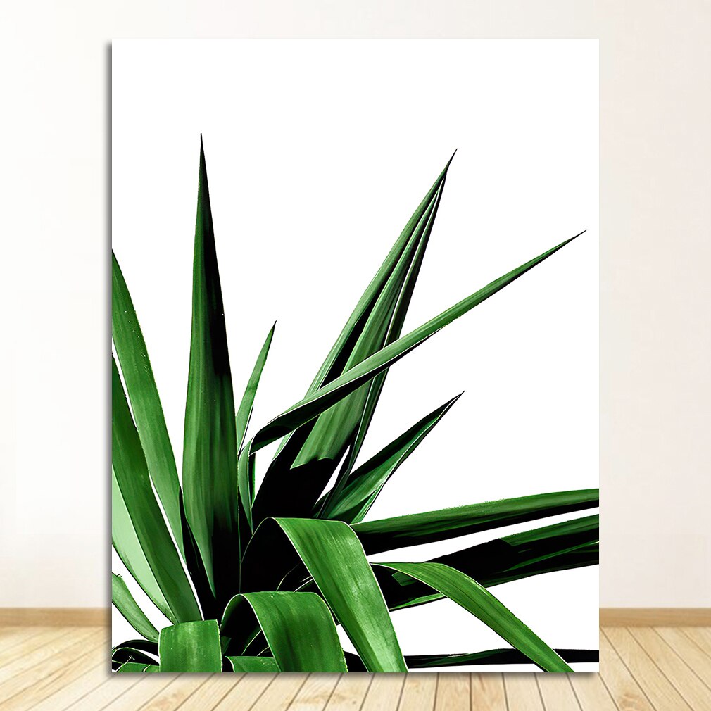 Affiche Feuille Verte Déco-exotique.fr