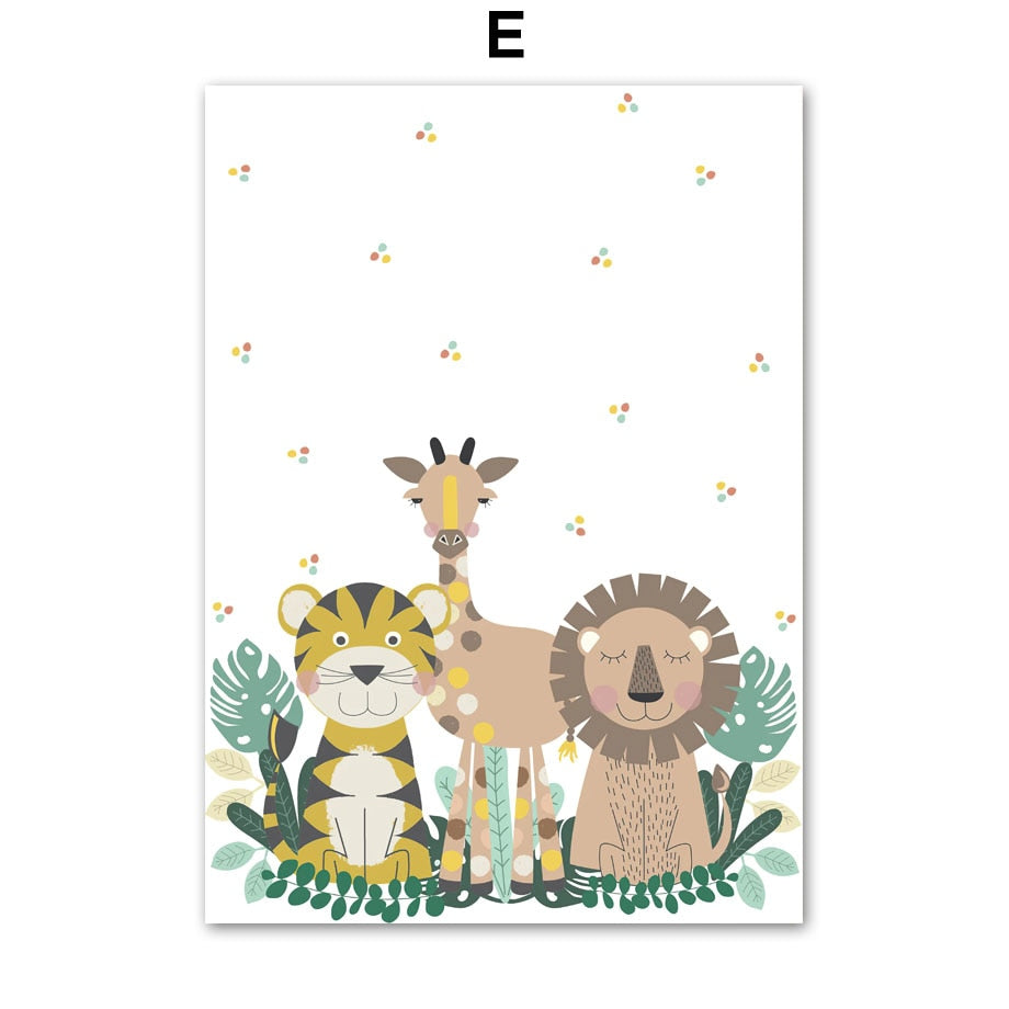 Affiche Jungle Bébé "Stay wild child" Déco-exotique.fr