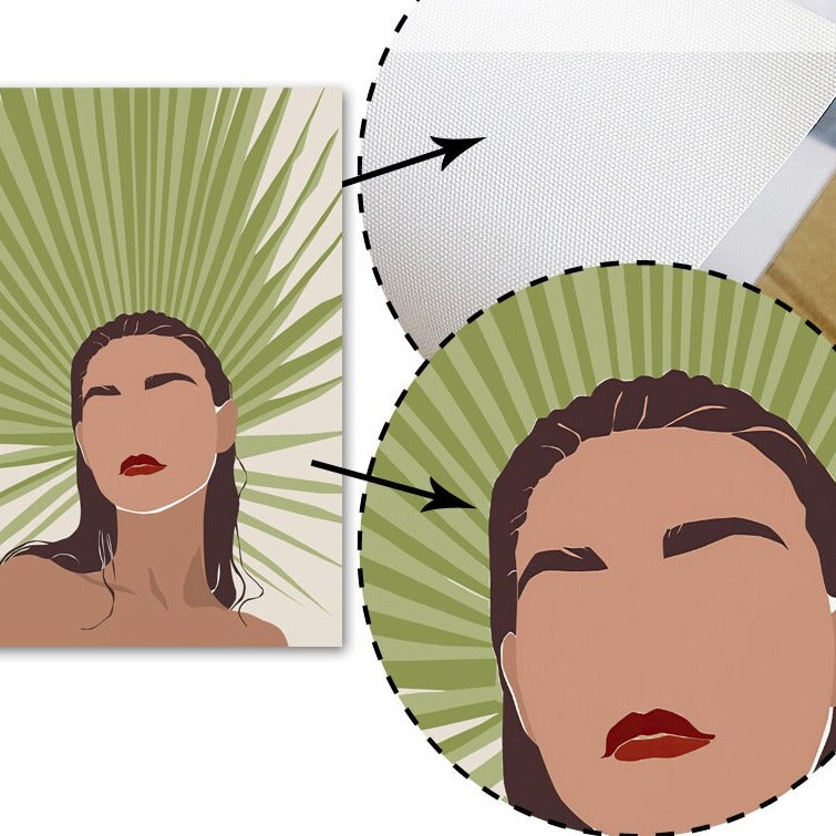 Poster Jungle Abstrait Déco-exotique.fr