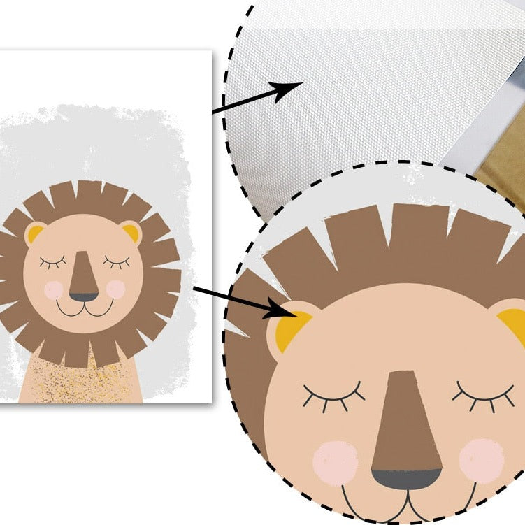 Affiche Jungle Bébé "Stay wild child" Déco-exotique.fr