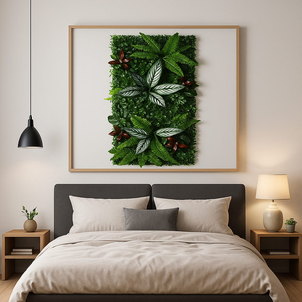 Mur Végétal Artificiel Chambre- Déco Exotique