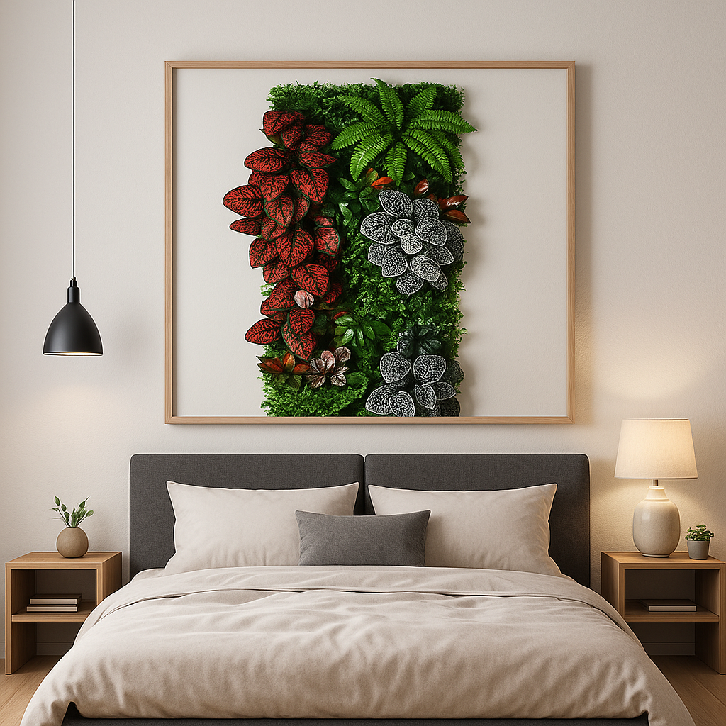 Mur Végétal Artificiel Réaliste- Déco Exotique