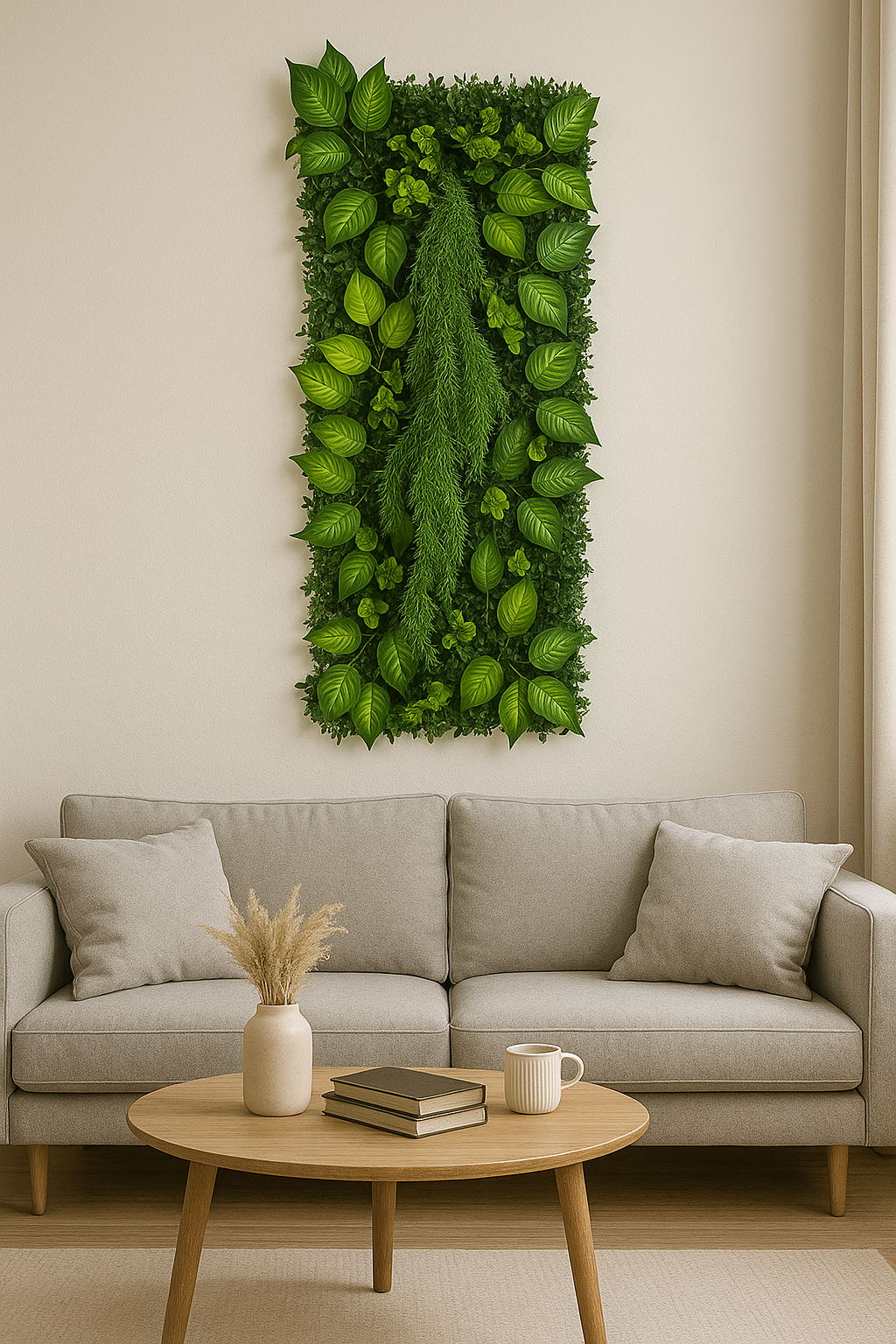 Mur Végétal Artificiel Vert- Déco Exotique