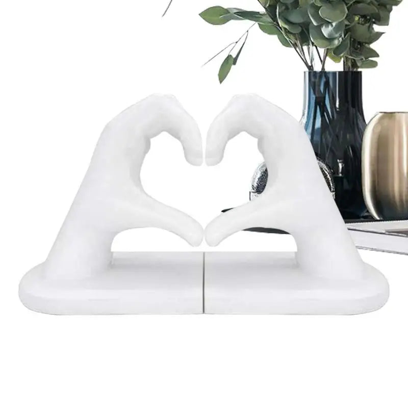 Serre livre Main en forme de Coeur- Déco Exotique