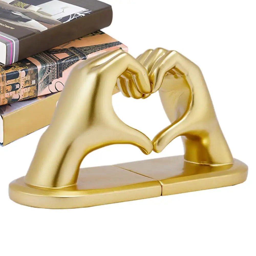 Serre livre Main en forme de Coeur- Déco Exotique