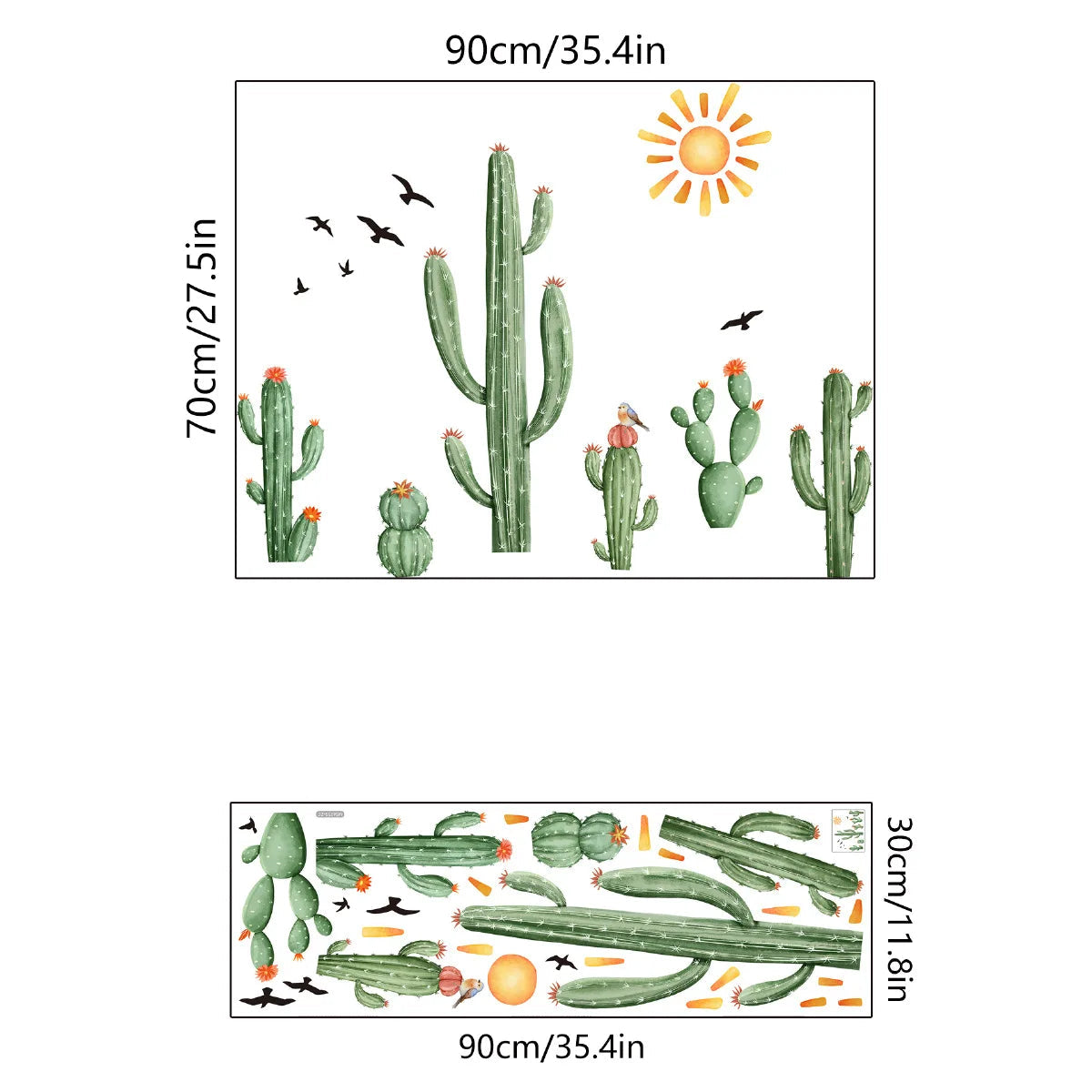 Stickers Muraux Cactus Déco-exotique.fr
