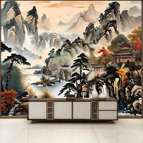 Papier peint Jungle Asie- Déco Exotique