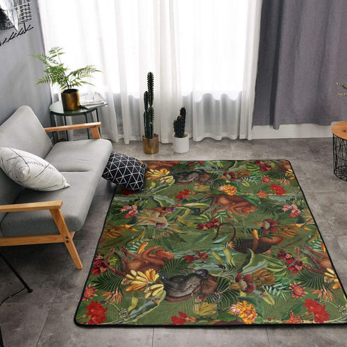 Tapis Jungle Singe Déco-exotique.fr