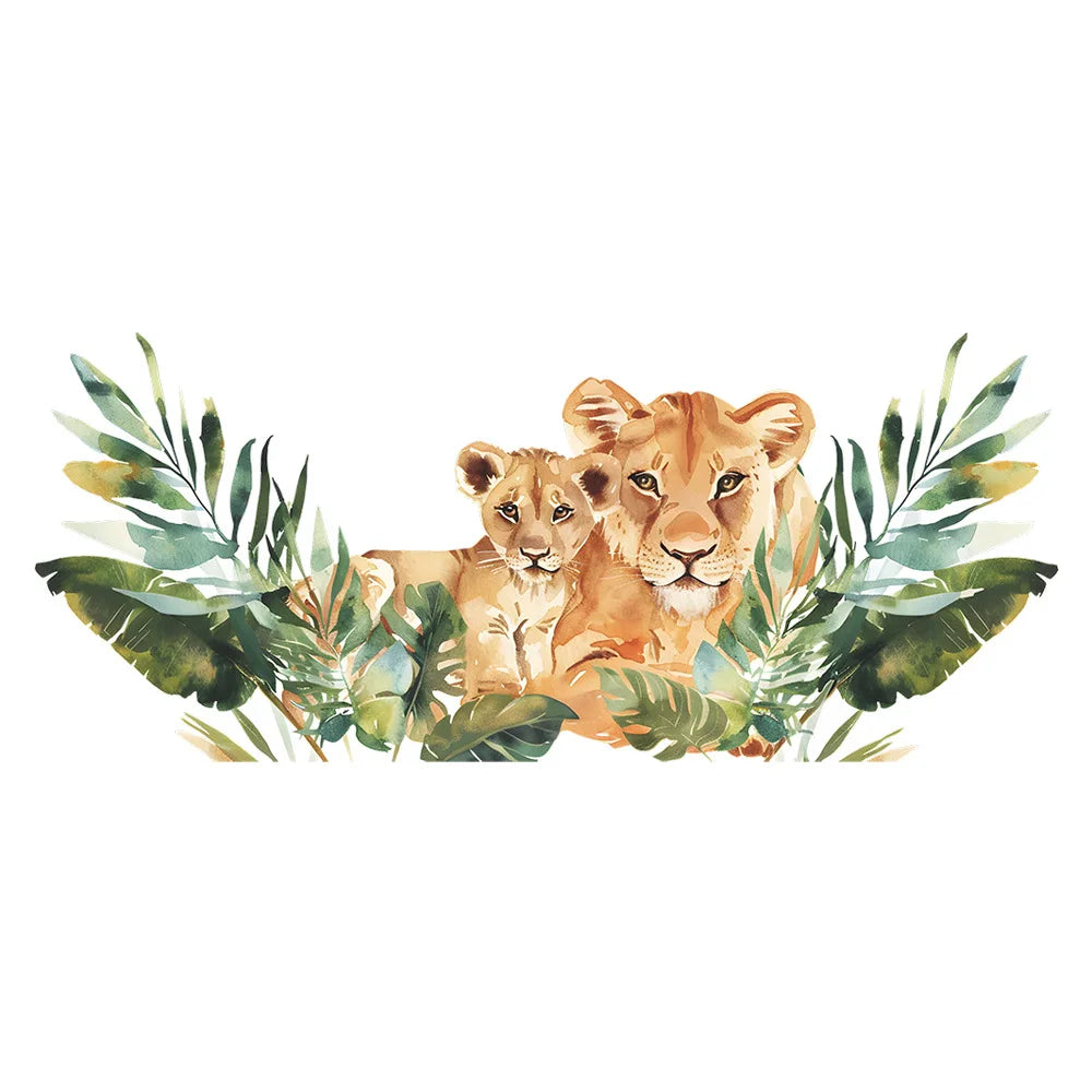Stickers Lion Chambre Bébé Déco-exotique.fr