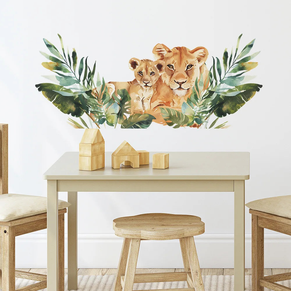 Stickers Lion Chambre Bébé Déco-exotique.fr