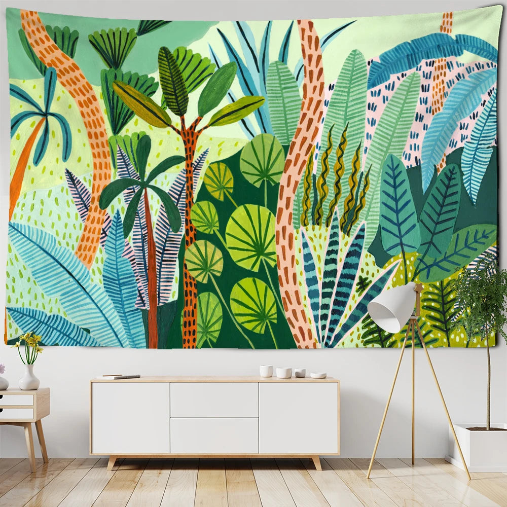 Tenture murale Tissu Grand Format Déco-exotique.fr