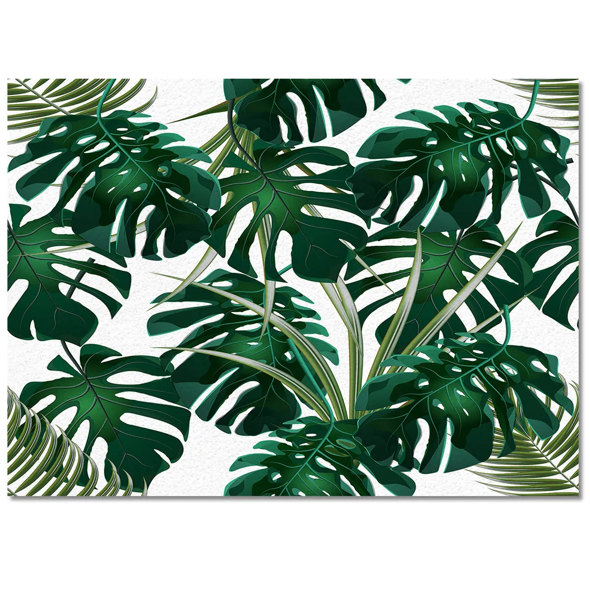 Tapis Jungle Feuille Monstera Déco-exotique.fr