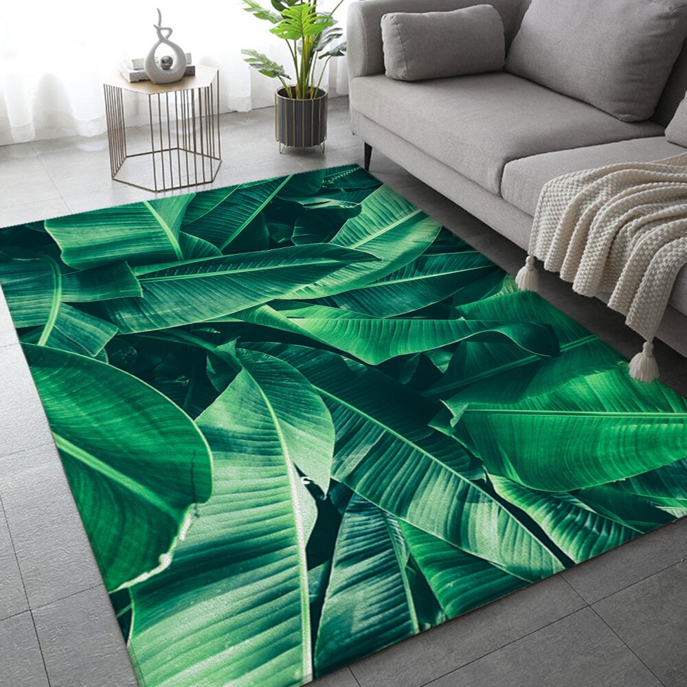 Tapis Jungle Feuille Bananier Déco-exotique.fr