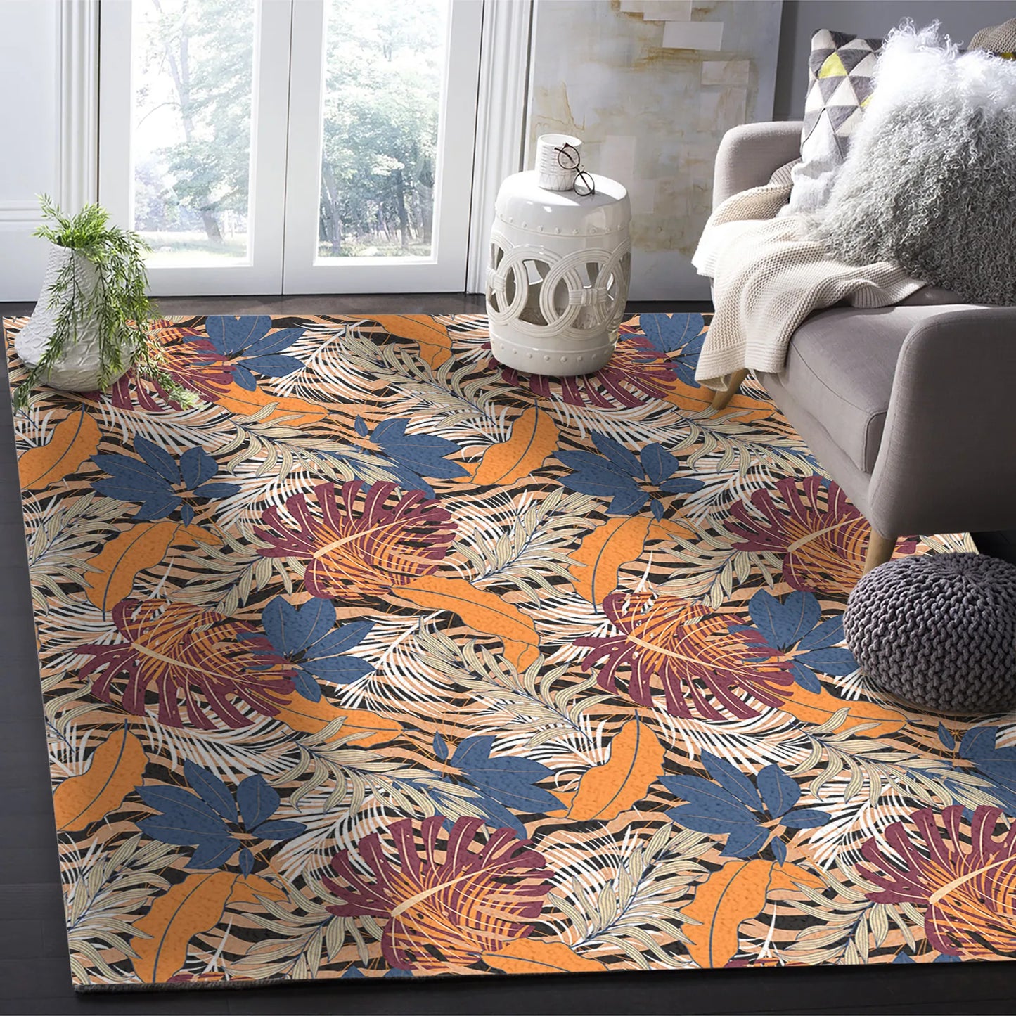 Tapis Jungle Automnale Déco-exotique.fr