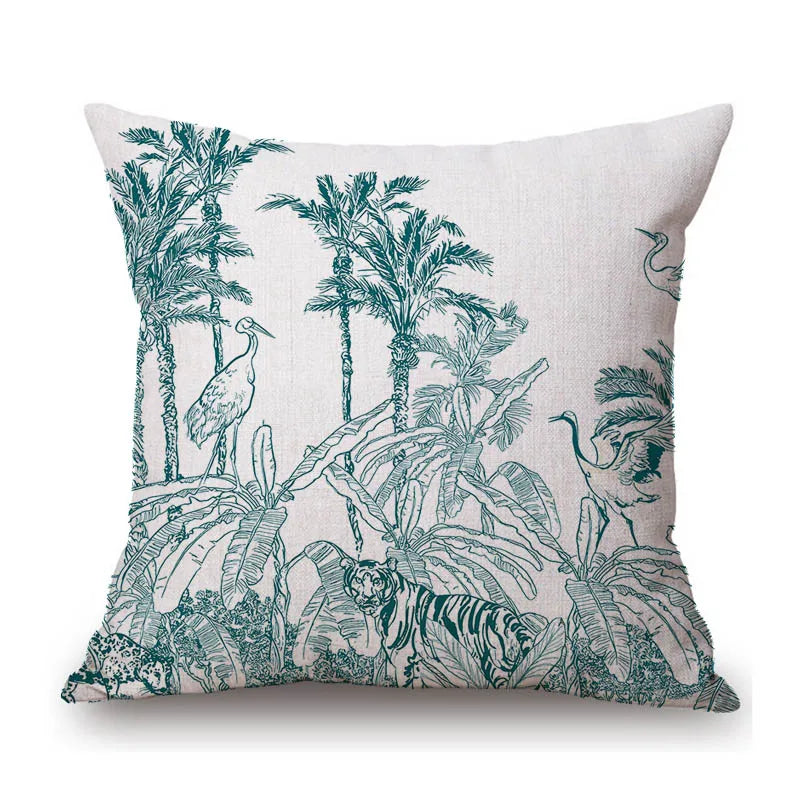Coussin Exotique Faune Flore Déco-exotique.fr