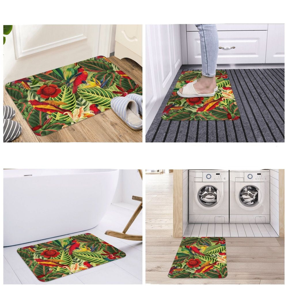 Tapis Jungle Perroquet Déco-exotique.fr