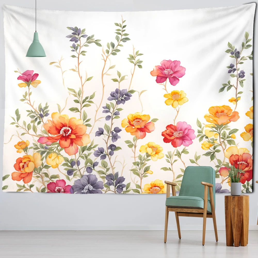 Tenture Murale Fleurs- Déco Exotique