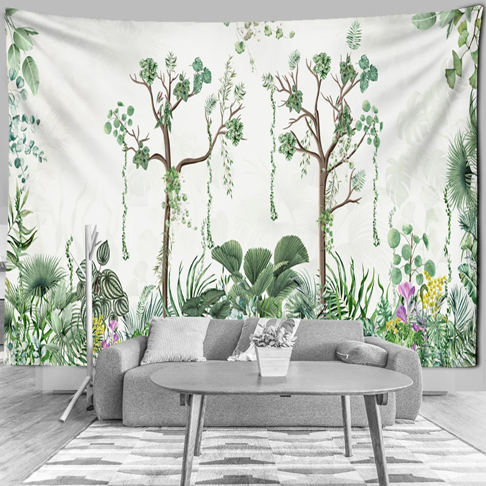 Tenture Murale motif Botanique Déco-exotique.fr