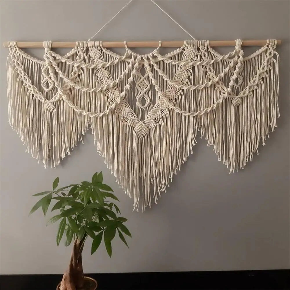 Macramé Mural Grande Taille Déco-exotique.fr