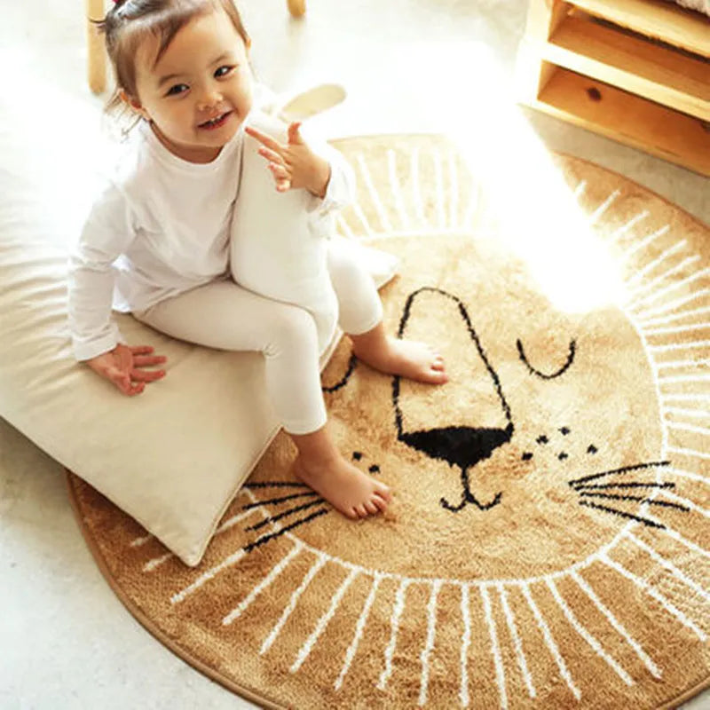 Tapis Lion Bébé Déco-exotique.fr
