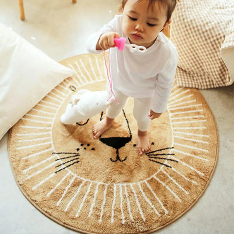 Tapis Lion Bébé Déco-exotique.fr