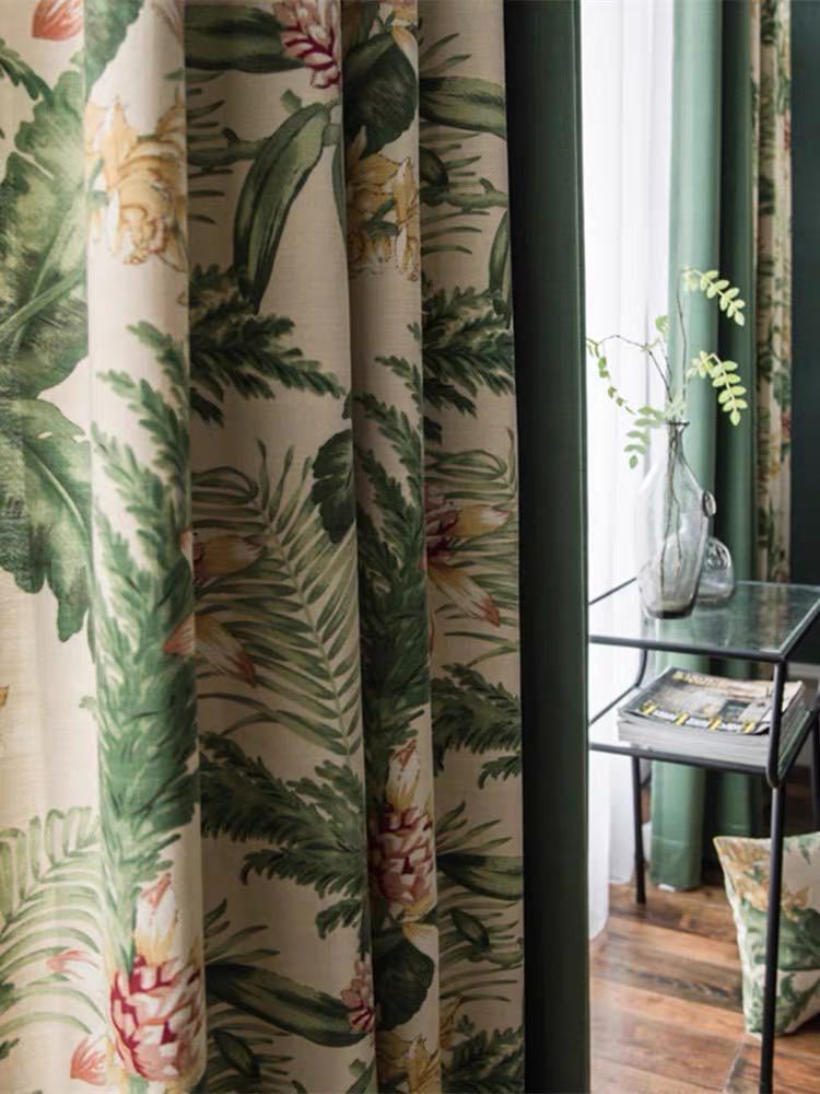 Rideau Occultant Jungle Luxury Déco-exotique.fr