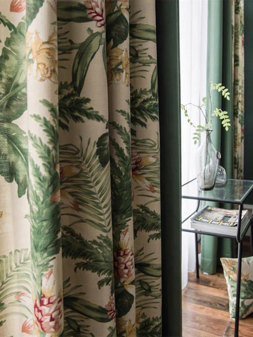 Rideau Occultant Jungle Luxury Déco-exotique.fr