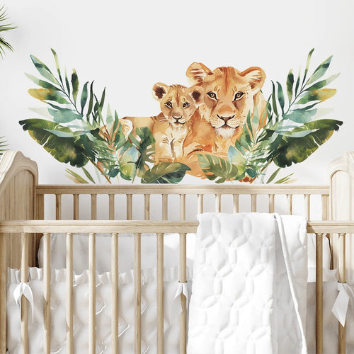 Stickers Lion Chambre Bébé Déco-exotique.fr