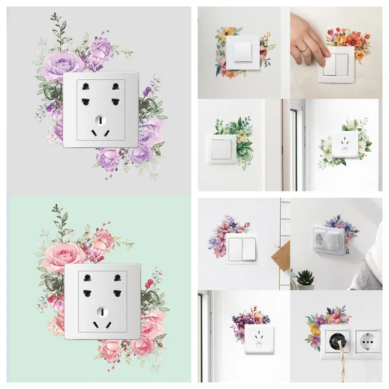 Stickers Prises Fleurs Déco-exotique.fr