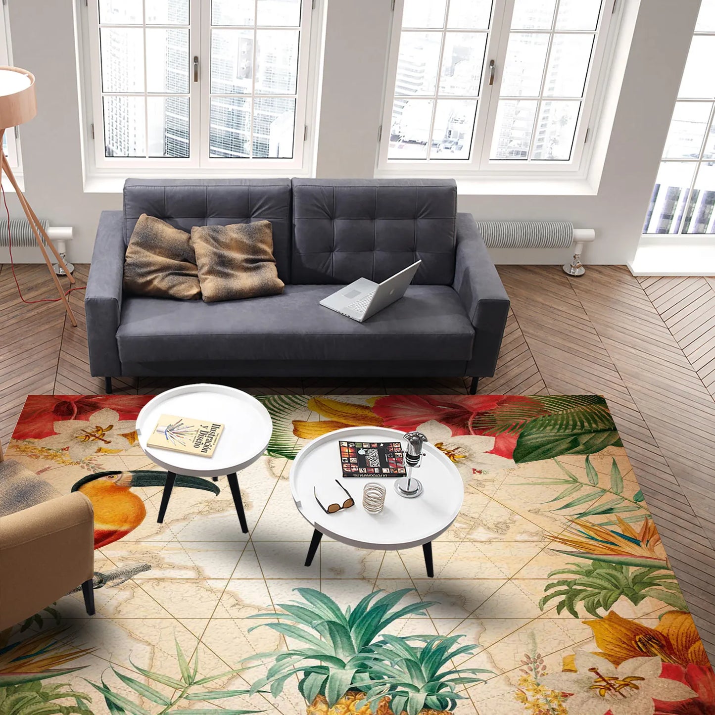 Tapis Exotique Toucan Déco-exotique.fr