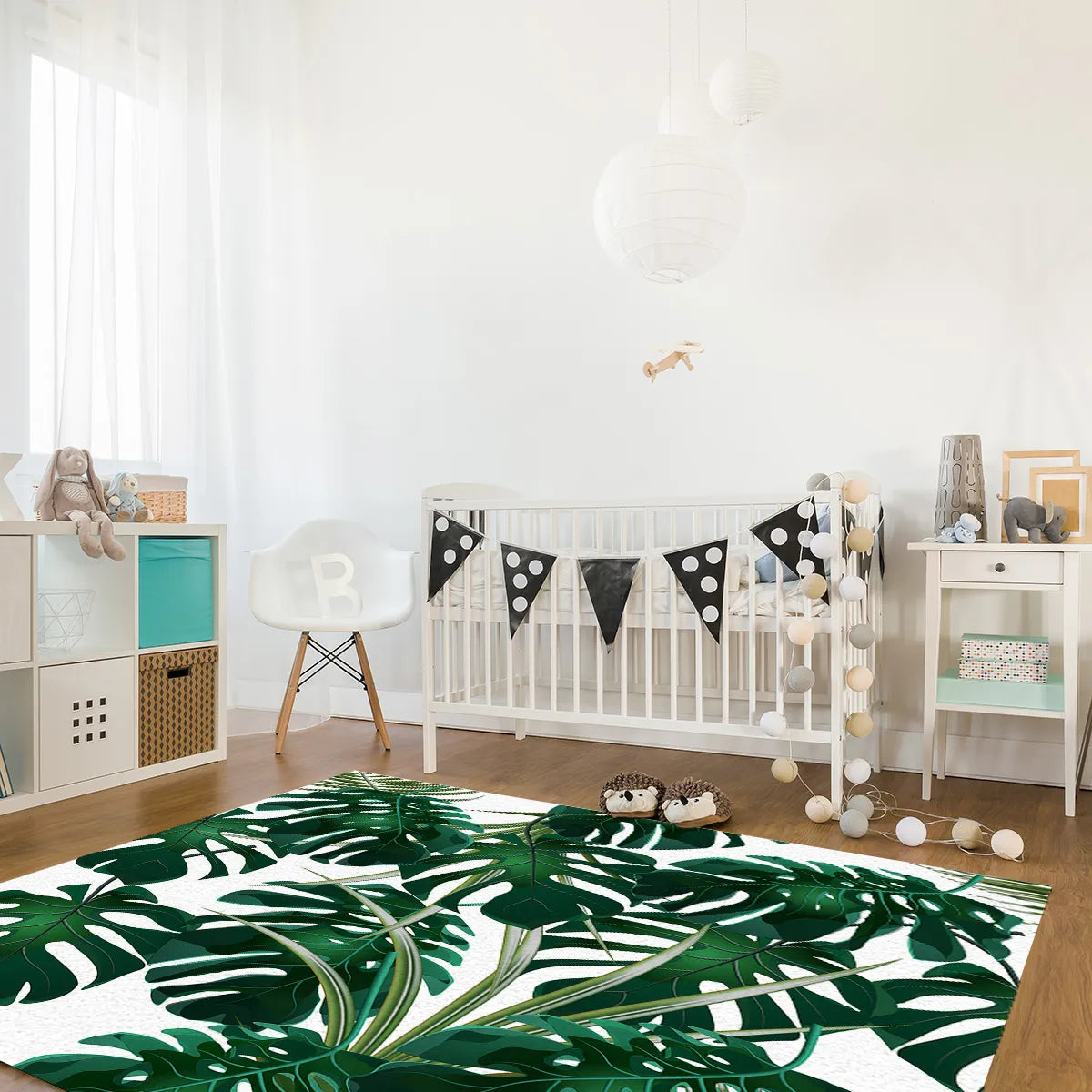 Tapis Jungle Feuille Monstera Déco-exotique.fr