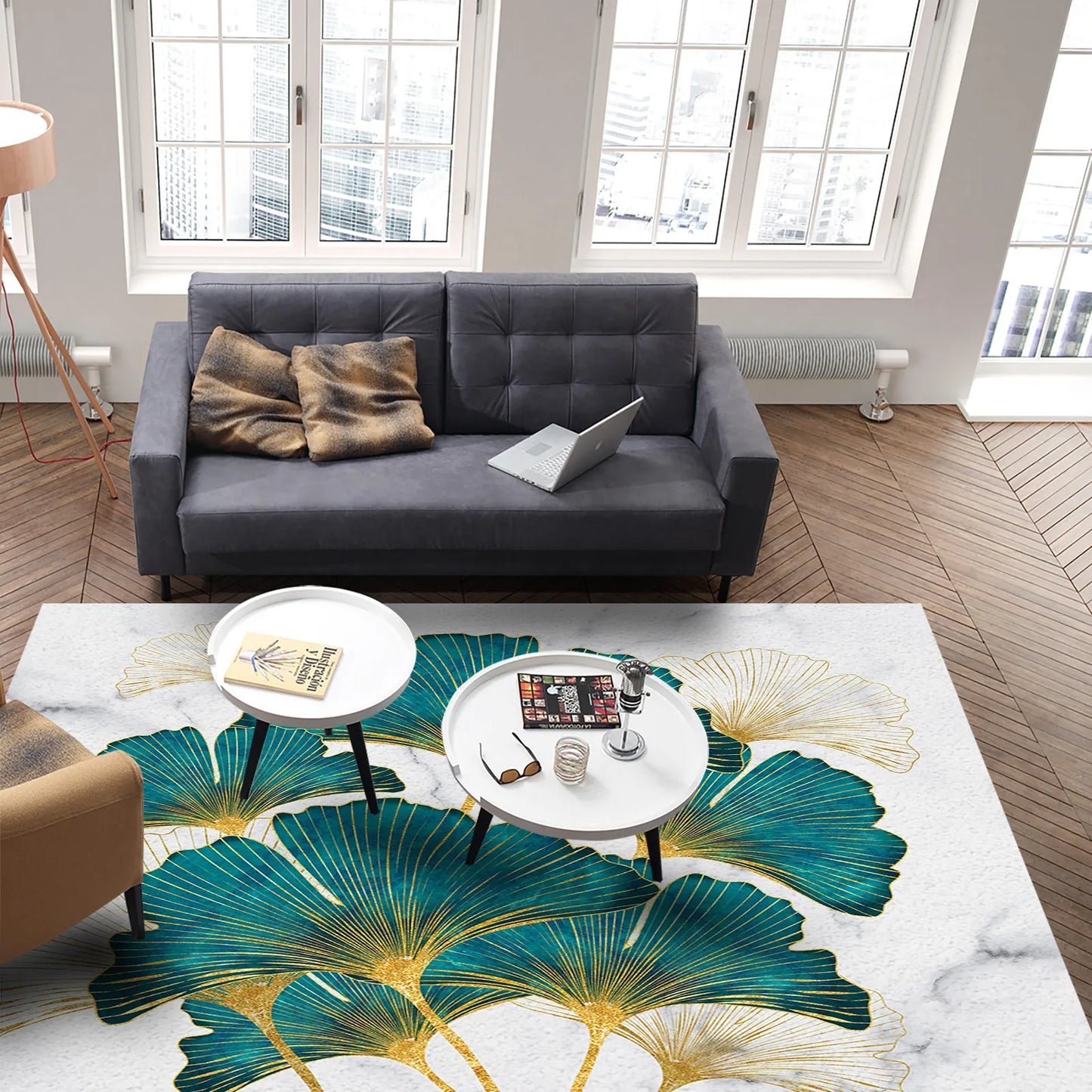 Tapis Exotique Ginkgo Déco-exotique.fr