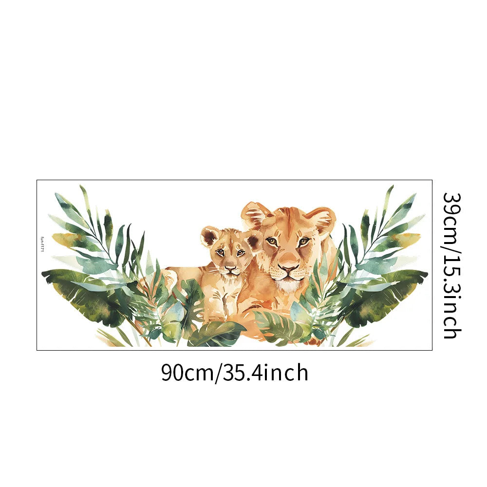 Stickers Lion Chambre Bébé Déco-exotique.fr
