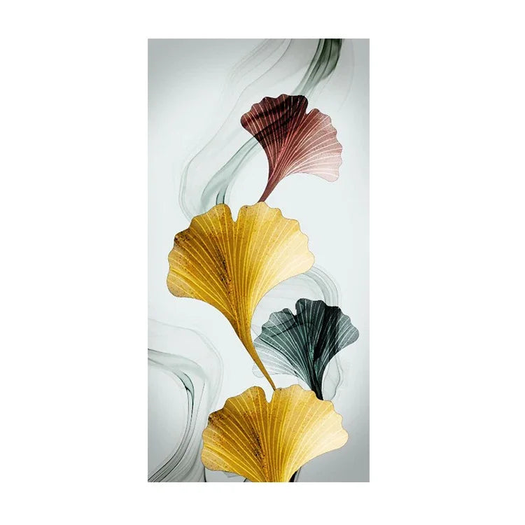 Affiche Ginkgo Coloré-Déco Exotique