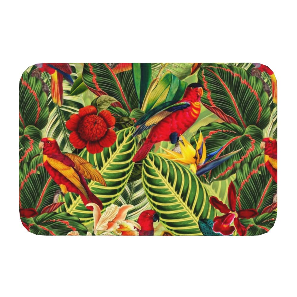 Tapis Jungle Perroquet Déco-exotique.fr