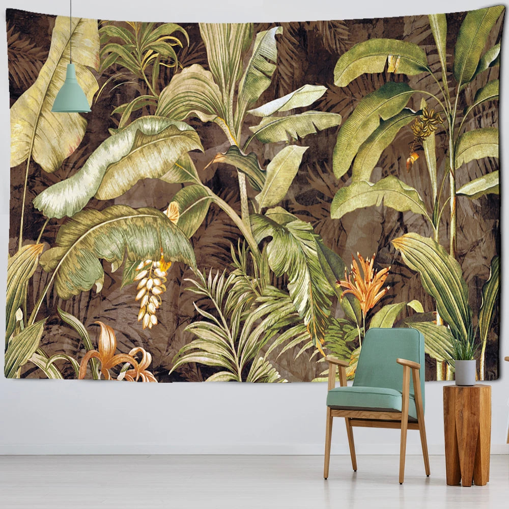 Tenture murale Jungle Plantes Déco-exotique.fr