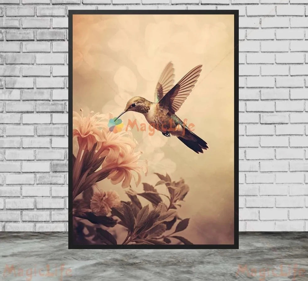 Poster Jungle Oiseaux Déco-exotique.fr
