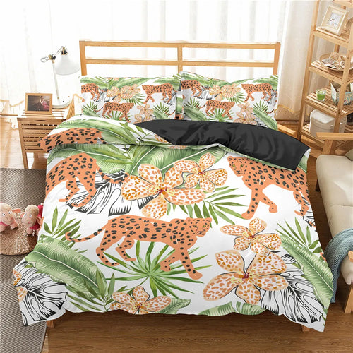 Housse de couette Jungle Paisible Déco-exotique.fr