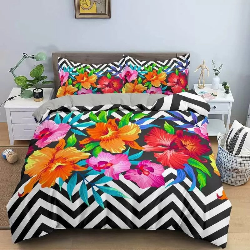 Housse de couette Tropical Bora Bora Déco-exotique.fr