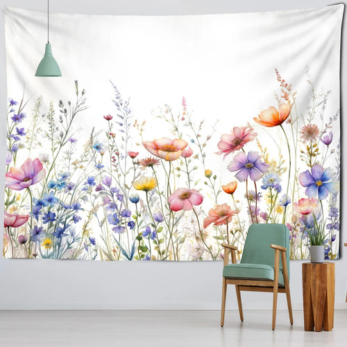 Tenture Murale Petites Fleurs- Déco Exotique