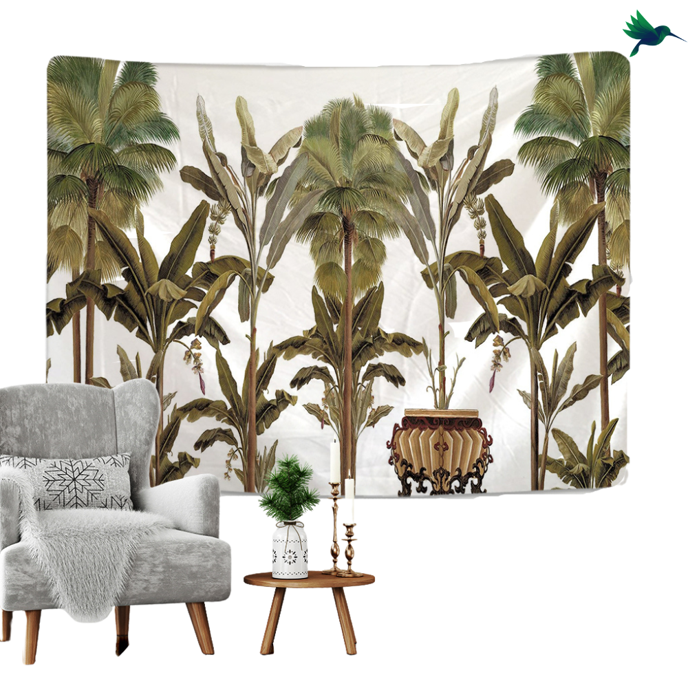 Tenture Murale Jungle Bananier Déco-exotique.fr